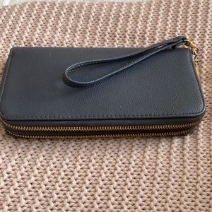 Blue wallet